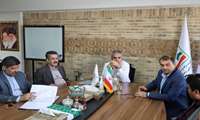 دیدار علی نبیان معاون وزیر و مدیرعامل سازمان ملی زمین و مسکن با محمدقسیم عثمانی نماینده مردم بوکان و شارلی انویه تکیه نماینده مسیحیان آشوری و کلدانی