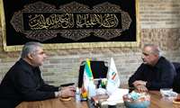 دیدار علی نبیان معاون وزیر و مدیرعامل سازمان ملی زمین و مسکن با محمد جواد عسکری نماینده مردم داراب و زرین‌دشت در مجلس شورای اسلامی و بررسی مسائل و مشکلات حوزه زمین و مسکن این شهرستان‌ها