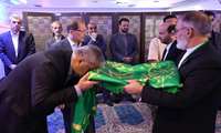 برگزاری مراسم گرامیداشت دهه کرامت با حضور خدام حرم حضرت معصومه سلام الله علیها در سازمان سازمان ملی زمین و مسکن