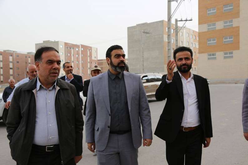 آیین کلنگ‌زنی آماده‌سازی سایت هزار واحدی نهضت ملی مسکن و جوانی جمعیت لردگان