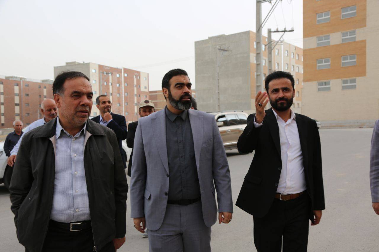 آیین کلنگ‌زنی آماده‌سازی سایت هزار واحدی نهضت ملی مسکن و جوانی جمعیت لردگان
